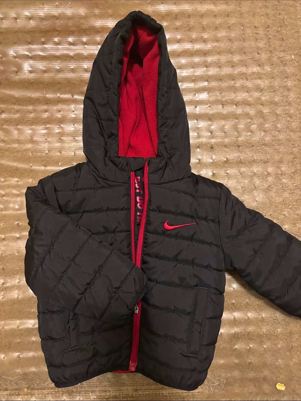 Nike baby boys puffer jacket thermal lined 18 months